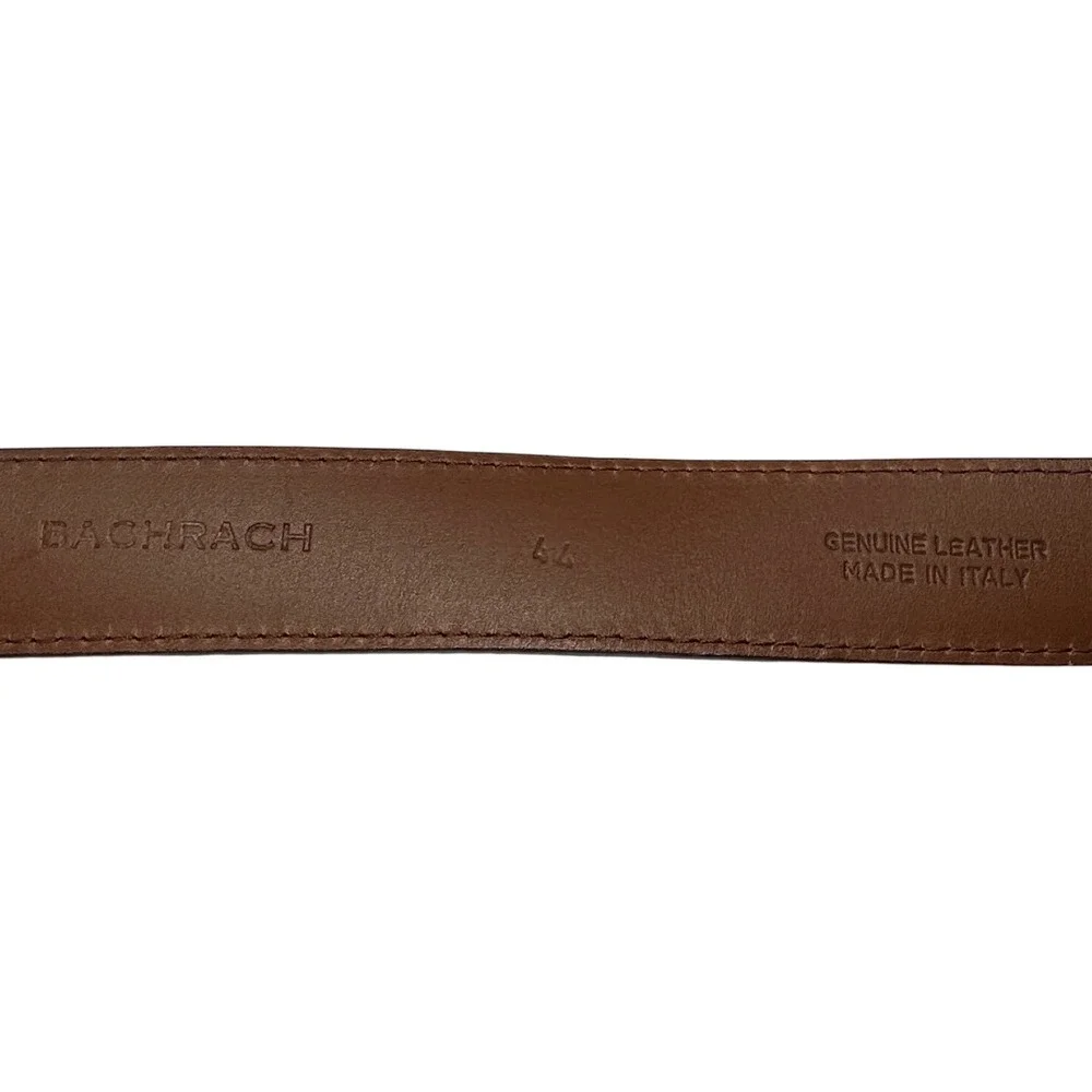 Vintage‎ Bachrach Mens Genuine Leather Suede Belt Size 44 Buckle Made in Italy